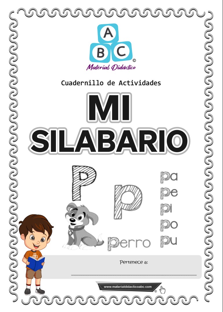 Silabario Para Plastificar Y Decorar En Preescolar