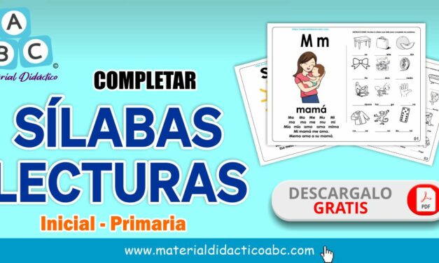 Completar SÍLABAS Y LECTURAS