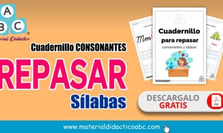 Cuadernillo REPASA Consonantes y Sílabas